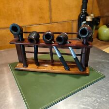 Set Of 5 (Five) Smoking Pipes With Stand, Alco Pipe x 2, Trafalgar, Briar Pipes for sale  Shipping to South Africa
