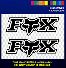 2 X PEGATINAS -STICKER- VINILO - PACK - Fox - Sponsor -Pegatina - Aufkleber , usado segunda mano  Embacar hacia Argentina