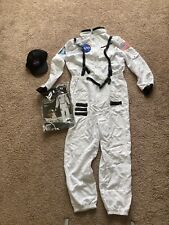Disfraz de astronauta blanco adulto NASA astronauta uniforme traje espacial Halloween segunda mano  Embacar hacia Argentina