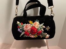 Handbag embroidered black for sale  Montgomery