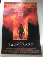 backdraft movie poster for sale  Lyons