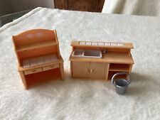 Sylvanian Kitchen Sink and Display Cabinet for sale  Shipping to South Africa