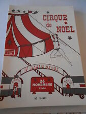Programme circus program d'occasion  Brignais