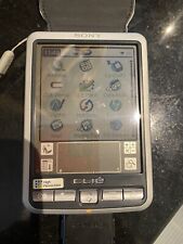 Sony Clie PEG-SJ22 Vintage Palm Powered PDA Box CD Rom y cables/instrucciones. segunda mano  Embacar hacia Mexico