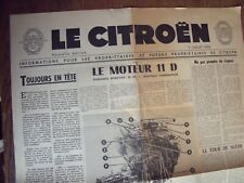 Bulletin citroën 1955 d'occasion  Saint-Rémy-de-Provence