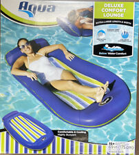 Aqua Deluxe Comfort Lounge Extra Large Length&Width Highly Buoyant Up to 300 lbs for sale  Shipping to South Africa
