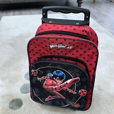 Miraculous ladybug suitcase for sale  DUNMOW