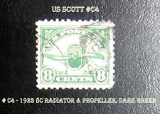 Um ótimo selo de correio aéreo dos EUA # C4 - 1923 8C radiador e hélice, verde escuro comprar usado  Enviando para Brazil