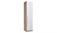 Used, Habitat Munich 1 Door Wardrobe - White & Oak Effect for sale  Shipping to South Africa