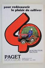 prospectus brochure microtracteur micro tracteur gamme shibaura traktor tractor d'occasion  Auneau