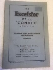 1954 excelsior condex for sale  ANDOVER