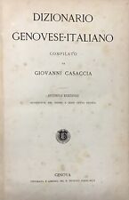 Dizionario genovese italiano. usato  Genova