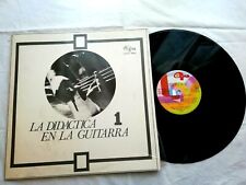 The Didactics de La Guitarrra 1 disco vinilo LP 33 RPM segunda mano  Embacar hacia Argentina