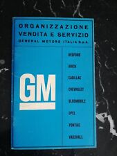 Libretto general motors usato  Pavia