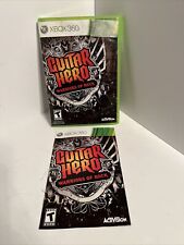 Guitar Hero Warriors of Rock Xbox 360 jogo na caixa completo com manual testado comprar usado  Enviando para Brazil