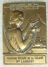 Medaille art deco d'occasion  Plombières-lès-Dijon