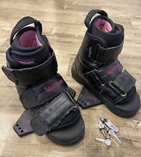 Usado, Encuadernos y botas de wakeboard Liquid Force Melissa talla 7-8 para mujer segunda mano  Embacar hacia Argentina