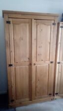 Mexican pine wardrobe for sale  IPSWICH
