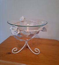 Glass bowl white for sale  CHELMSFORD