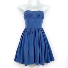 Usado, Vestido Homecoming marca 5/48 Y2K 100% seda plissado sem alças vestido azul cadete comprar usado  Enviando para Brazil