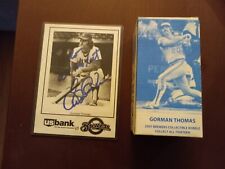 Gorman thomas autographed for sale  Minneapolis