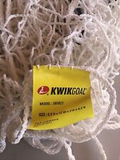 Kwik Goal 3B5821 6.5’H x 12’W x 2’D x 6.5 B Foot Twisted Soccer Net White Black for sale  Shipping to South Africa