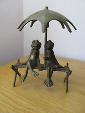 Vintage brass frogs for sale  GRAVESEND