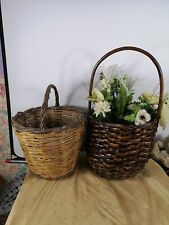 Vintage wicker baskets for sale  Shipping to Ireland