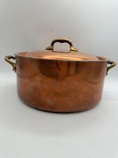 Vintage Made In France Copper Pot 9.5" x 4.25" for sale  Shipping to South Africa