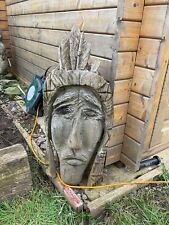 Chainsaw carving indian for sale  KETTERING