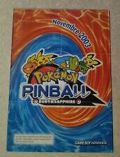 Poster pokemon pimball usato  Verona
