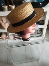 Canotier chapeau paille d'occasion  Bouillargues