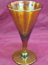 Used, Rick Strini - Signed studio Art Glass wine stem goblet flute 7" for sale  Shipping to South Africa