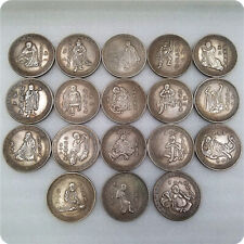 Moedas de prata antigas 18 peças de 18 dólares Arhats antigos da China comprar usado  Enviando para Brazil