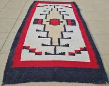 Usado, Auténtica alfombra de lana Kilim Kilm tejido plano vintage anudada a mano 5,0 x 2,6 pies segunda mano  Embacar hacia Argentina