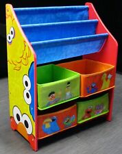 SESAME STREET Elmo Monster Book & Toy Storage Bin Organizer Child Girl Boy , used for sale  Lafayette