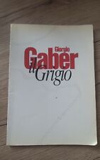 Giorgio gaber grigio usato  Italia