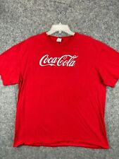 Camiseta Coca Cola Para Hombres XL Roja Coca Cola Logo Crew Camiseta Gráfica Algodón 1 segunda mano  Embacar hacia Mexico