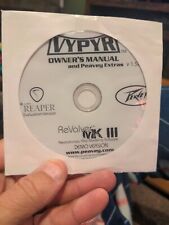 CD de demonstração somente software VYPYR manual do proprietário Peavey Extras V 1.58 ReValver MK III comprar usado  Enviando para Brazil