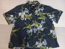 Palm Beach 1922 Classic Fit Botão Acima Camisa Havaiana Estampa Floral 3XL comprar usado  Enviando para Brazil