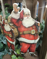 Nikolaus deko weihnachtsmann gebraucht kaufen  Friedrichstadt