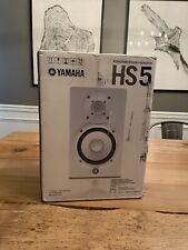 Usado, Yamaha HS5 W Monitor de Estúdio Alimentado 70W Alto-falante Único Amplificado Branco Novo OB comprar usado  Enviando para Brazil