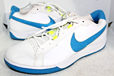 Nuevo Para hombres Nike Clásico 12 Tenis Zapatos Tenis Tenis Blanco y Azul Brillo Talla 11 ¡¡Raro!!! segunda mano  Embacar hacia Argentina