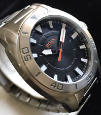 Relógio masculino genuíno Hugo Boss laranja designer aço mostrador preto 1512946 comprar usado  Enviando para Brazil