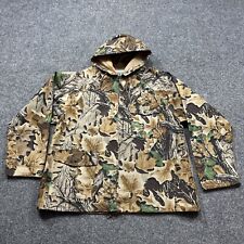 Vintage Hodgman Camo PVC Jacket Coat Mens Size Small Rain Waterproof Hooded for sale  Shipping to South Africa