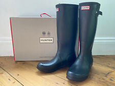 Hunter Mens Original Tall Wellington Boots Black SizeUK 9 EU 43 Rain Boots for sale  Shipping to South Africa