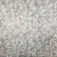 JINCHAN Co. Floral Linen/Poly Blend 50x96 Tab Curtain 2 Panels Blue & Sage (004) for sale  Shipping to South Africa