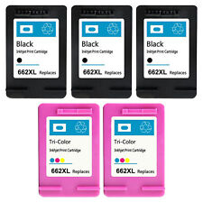 5 peças cartuchos de tinta preta e colorida Reman para HP 662XL Deskjet 1015 1515 2515 2545 comprar usado  Enviando para Brazil