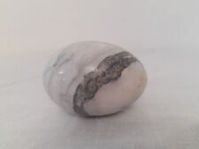 Ovo de pedra mármore pedra natural polida peso papel grande branco 500g comprar usado  Enviando para Brazil