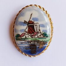 Dutch windmill brooch for sale  UK
